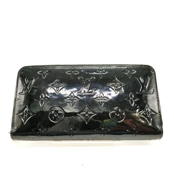 Louis Vuitton Long Wallet Black Vernis 327-070425 - Picture 1 of 9